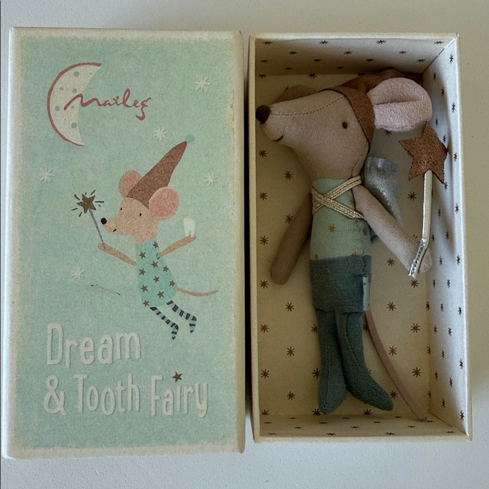 Maileg Dream & Tooth Fairy Mouse (Blue)